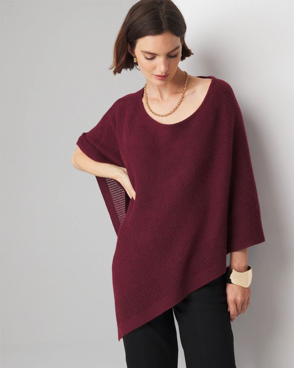 Asymmetric Poncho | White House Black Market